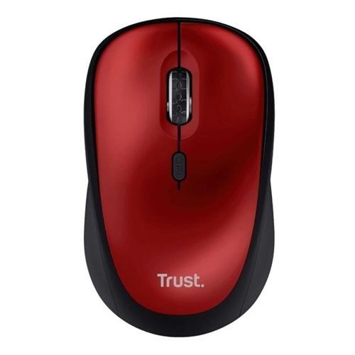 Mouse Trust Yvi+ Silent WL Eco, Red / ERC (24550_TRUST)