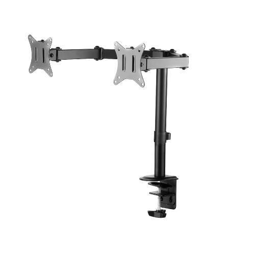 Monitor uchun kranshteyn 2E Reykife 17"-32" Ikki monitorli Qora (2ECO2MON)