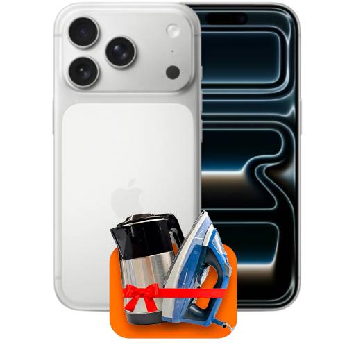 Apple iPhone 17 Pro Max 1TB (Silver) + (Dazmol yoki elektr choynak) + 100 GB internet + 3 Oy bepul TV-COM sovg'a!