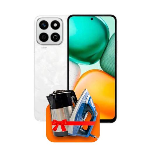 Honor X7c 8/512ГБ (Moonlight White) + (Утюг или электрочайник) + 100 ГБ интернета + 3 месяца бесплатного TV-COM