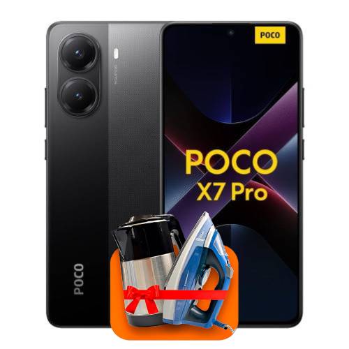 Xiaomi Poco X7 Pro 8/256 GB Global Version (Qora) + (Dazmol yoki elektr choynak) + 100 GB internet + 3 Oy bepul TV-COM sovg'a!
