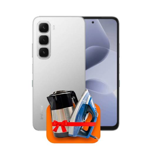 Infinix Hot 60i 8/256ГБ 4G (Titanium Silver) + (Утюг или электрочайник) + 100 ГБ интернета + 3 месяца ТV-COM в подарок!