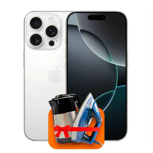 Apple iPhone 16 Pro 512GB (White Titanium) +100 GB of Internet + 3 months of TV-COM for free!