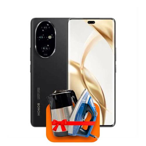 Honor 200 Pro 12/512GB (Qora) + (Dazmol yoki elektr choynak) + 100 GB internet + 3 Oy bepul TV-COM sovg'a!