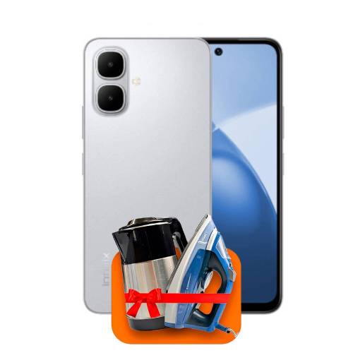 Infinix Smart 10 4/128GB (Titanium Silver) + (Dazmol yoki elektr choynak) + 100 GB internet + 3 Oy bepul TV-COM sovg'a!