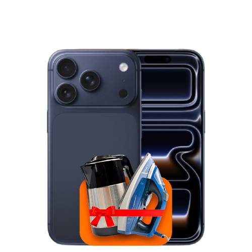 Apple iPhone 17 Pro 256ГБ (Deep Blue) + (Утюг или электрочайник) + 100 ГБ интернета + 3 месяца ТV-COM в подарок!