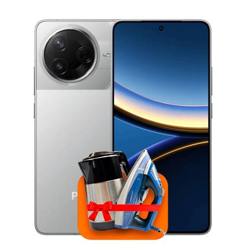 Xiaomi Poco F7 Pro 12GB/256ГБ Global Version (Серебро) + (Утюг или электрочайник) + 100 ГБ интернета + 3 месяца ТV-COM в подарок!