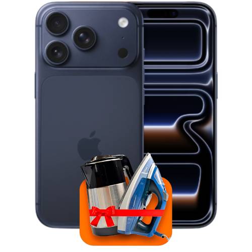 Apple iPhone 17 Pro Max 2ТБ (Deep Blue) + (Утюг или электрочайник) + 100 ГБ интернета + 3 месяца ТV-COM в подарок!