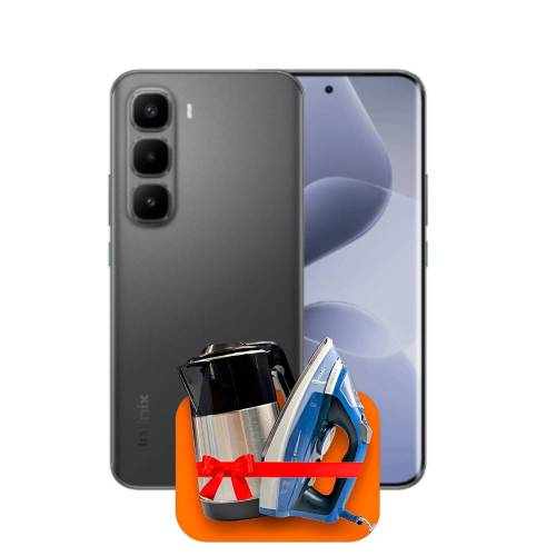 Infinix Hot 60 Pro 8/256ГБ 4G (Sleek Black) + (Утюг или электрочайник) + 100 ГБ интернета + 3 месяца ТV-COM в подарок!