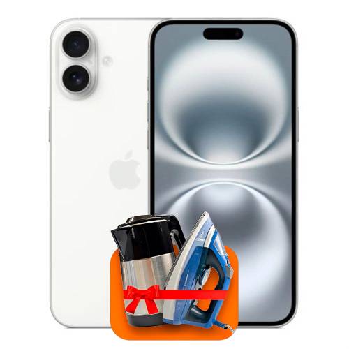 Apple iPhone 16 Plus 128GB (White) +100 GB of Internet + 3 months of TV-COM for free!