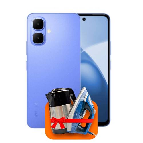 Infinix Smart 10 4/128ГБ (Iris Blue) + (Утюг или электрочайник) + 100 ГБ интернета + 3 месяца ТV-COM в подарок!