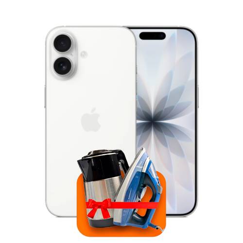 Apple iPhone 17 256ГБ (White) + (Утюг или электрочайник) + 100 ГБ интернета + 3 месяца ТV-COM в подарок!